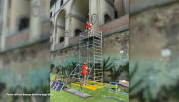 firenze,-al-via-la-ripulitura-delle-colonne-del-corridoio-vasariano