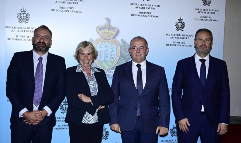 stefania-craxi-in-visita-ufficiale-a-san-marino,-incontra-una-delegazione-di-governo