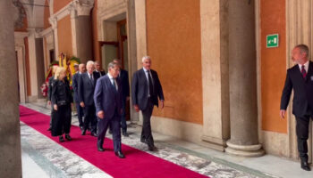 napolitano,-in-senato-monti,-fini-e-casini