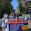 la-protesta-dei-medici-specializzandi-per-le-borse-di-studio-‘bruciate’