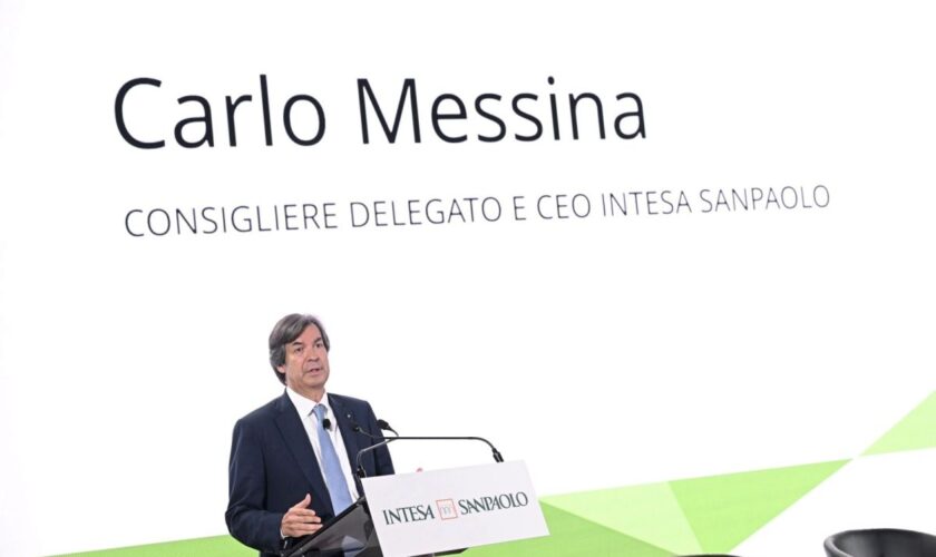 intesa-sanpaolo,-messina-“siamo-un’istituzione-al-servizio-del-paese”