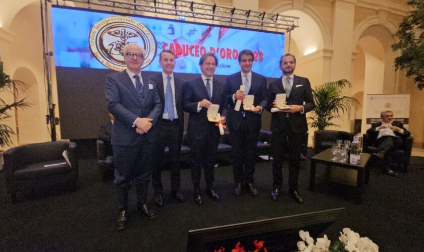 bari,-caduceo-d’oro-2023-consegnato-a-fitto,-gemmato-e-montanaro