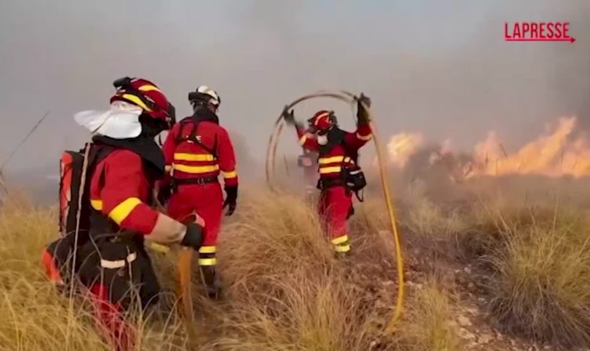 spagna,-incendio-in-andalusia:-i-vigili-del-fuoco-al-lavoro