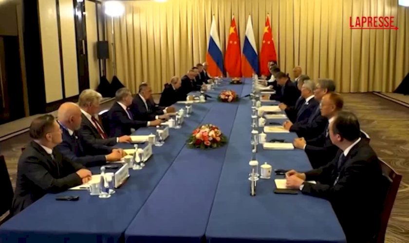 cina-russia,-l’incontro-tra-xi-e-putin-in-kirghizistan